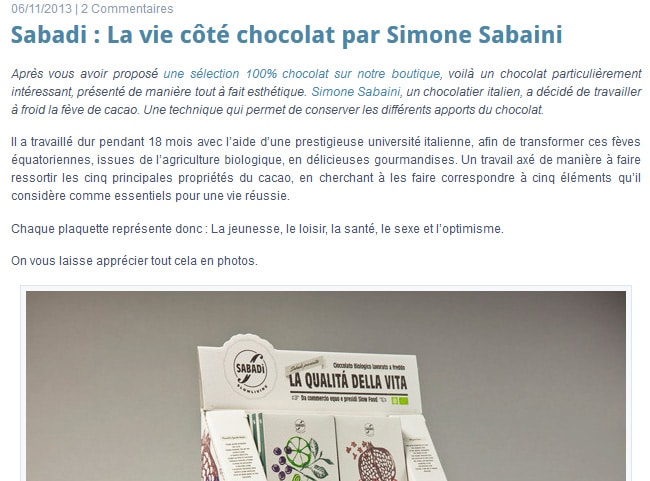 Cioccolato di Modica Sabad&igrave;