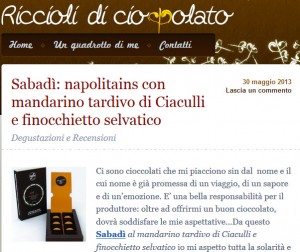 Riccioli di Cioccolato - 30/05/13