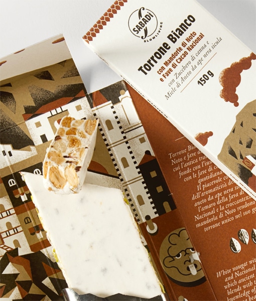 Torrone siciliano di mandorle romane di Noto e fave di cacao Nacional 5 Torrone siciliano di mandorle romane di Noto e fave di cacao Nacional - immagine 3