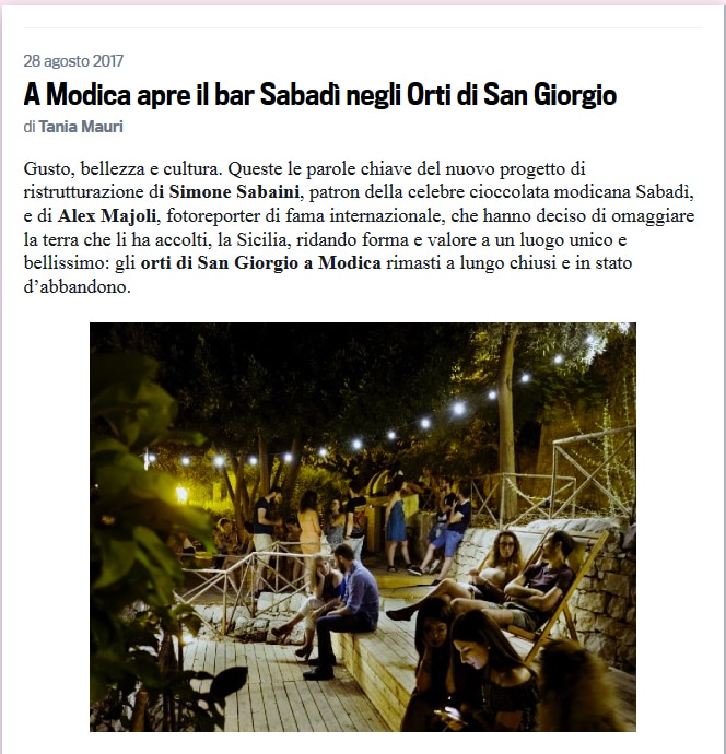 aprono gli orti di san giorgio