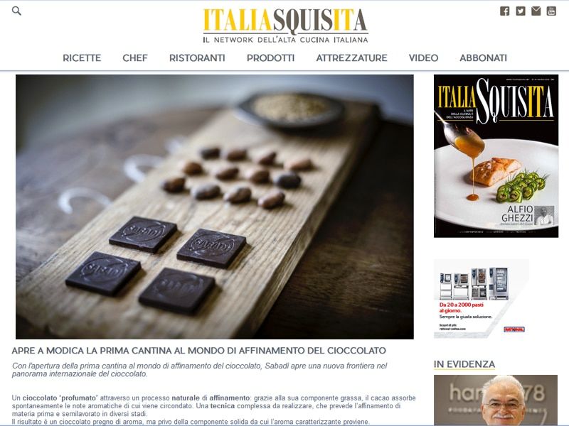 la prima cantina di affinamento del cioccolato
