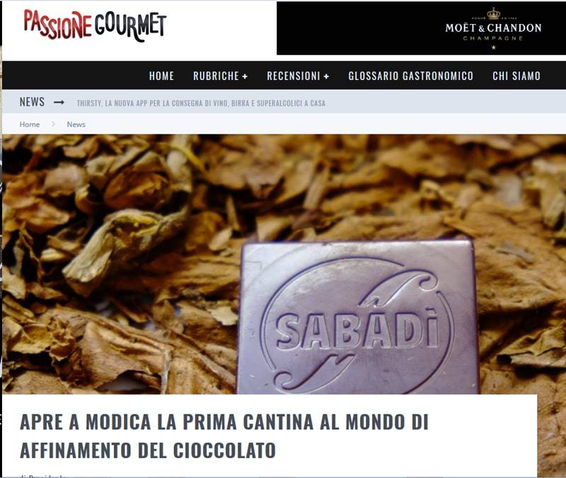 la prima cantina di affinamento del cioccolato