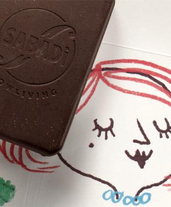 Cioccolato al latte e sale BIO lavorato a freddo - 48% cacao - MAMMA - immagine 3