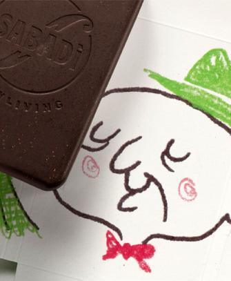 Cioccolato al latte e caffè BIO lavorato a freddo – 53% cacao – NONNO - immagine 3