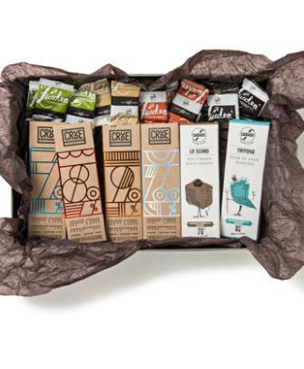 scatola degustazione cioccolato fondente
