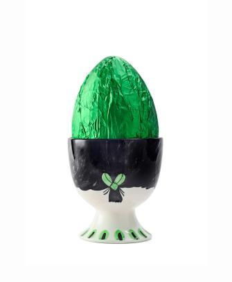 UOVO DI PASQUA al cioccolato fondente e Ceramica di Caltagirone - PASQUALE - immagine 2