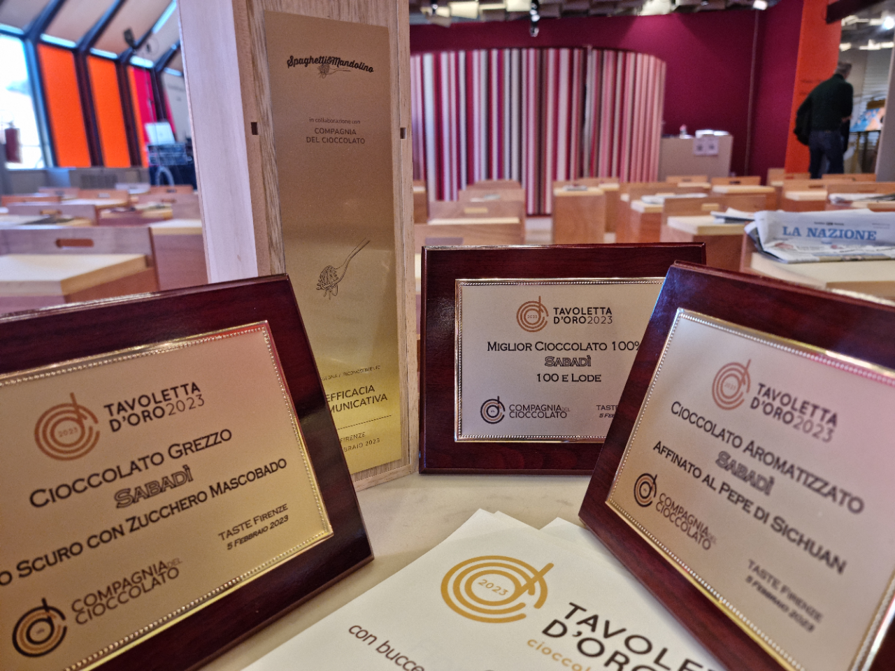 Oscar del Cioccolato: Sabadì è la Migliore Cioccolateria di Modica da 12 anni consecutivi! 1 oscar cioccolato 2023