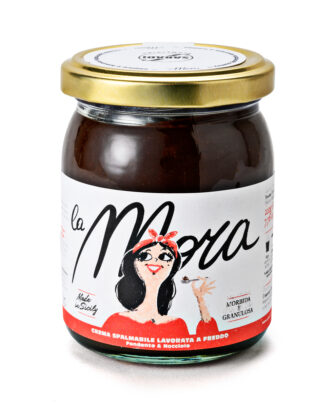 CREMA SPALMABILE LAVORATA A FREDDO - LA MORA - FONDENTE & NOCCIOLE