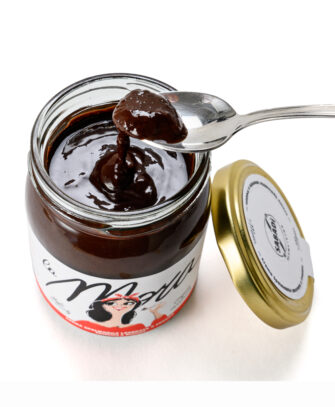 CREMA SPALMABILE LAVORATA A FREDDO - LA MORA - FONDENTE & NOCCIOLE - immagine 2